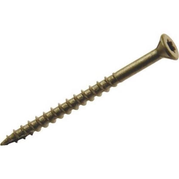 Tinkertools 25 lbs No. 10 wire x 3.5 in. PrimeGuard Plus Star Flat Head Deck Screws TI2741112 - main